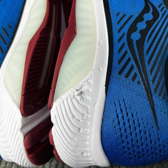 Saucony Guide 14 Blue Black White Athletic Running Shoes Mens 11 S20654-130 - Picture 6 of 9